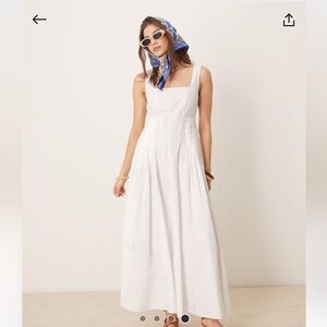 ASOS DESIGN white maxi dress
